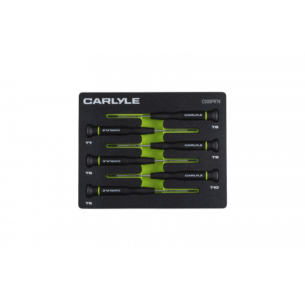 Carlyle CSDSPRT6 6 Pc Precision Torx Driver Set