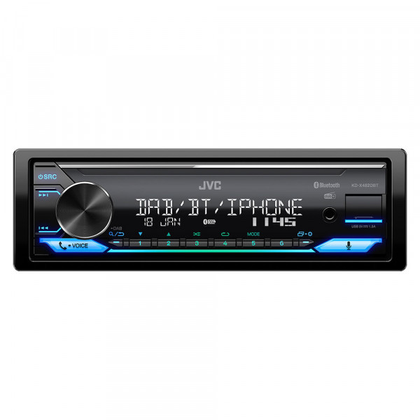 JVC KD-X482DBT Mechless Bt Dab Fm Tuner