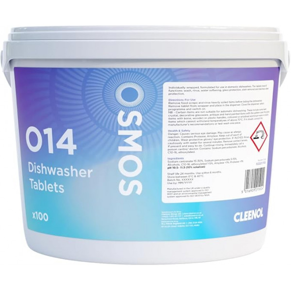 Cleenol OSM-DTAB-100 OSMOS DISHWASHER TABLETS