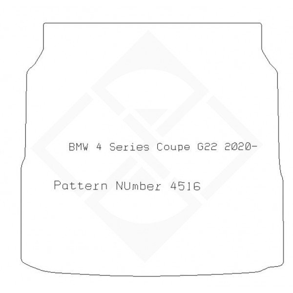 PMA PCBM5622R Rbr Boot Mat Bmw 4 Series Coupe (G2