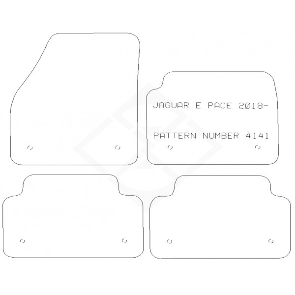 PMA PCFM2990S Std Mat Jag E Pace 18-21