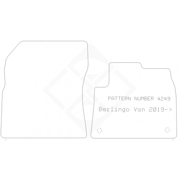 PMA PCFM3052R Rbr Mat Citr Berl Van