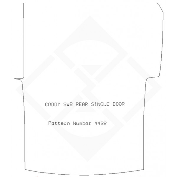 PMA PCFM3167P Prem Mat Vw Caddy Swb Sing Dr v