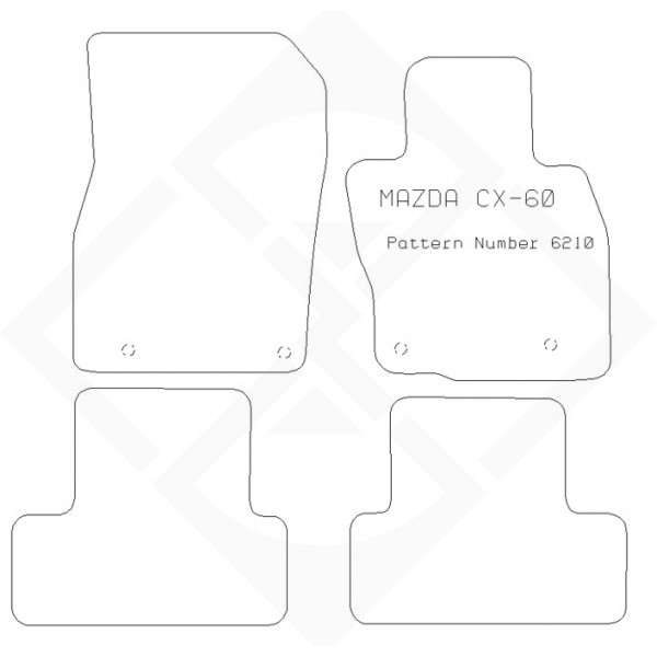 PMA PCFM3443R Rbr Mat Mazda Cx-60 22-