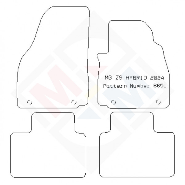 PMA PCFM4631S STANDARD TAILORED MAT - MG ZS HYBRID 2024- -