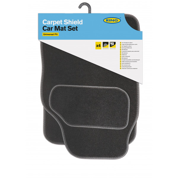 Ring Automotive RMAT28 Carpet Shield 5000 Car Mat Set Gry