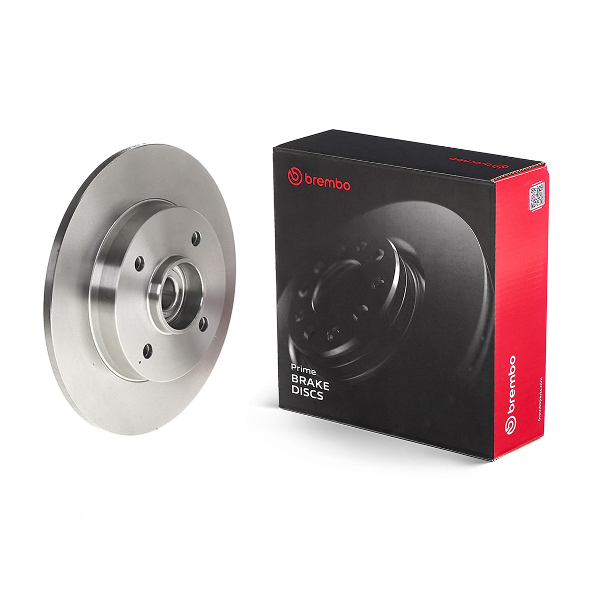 Brembo 08.9512.17 2x Brake Discs Pair Solid