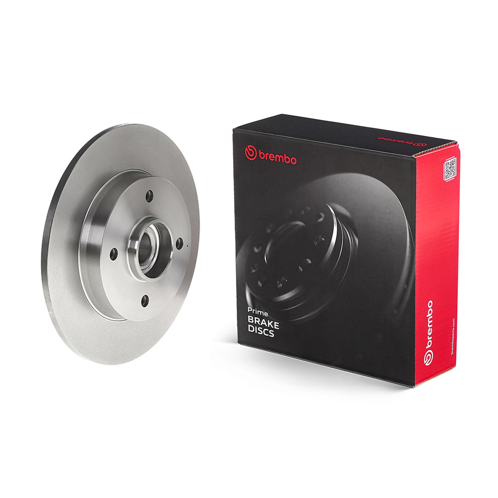 Brembo 08.9512.27 2x Brake Discs Pair Solid