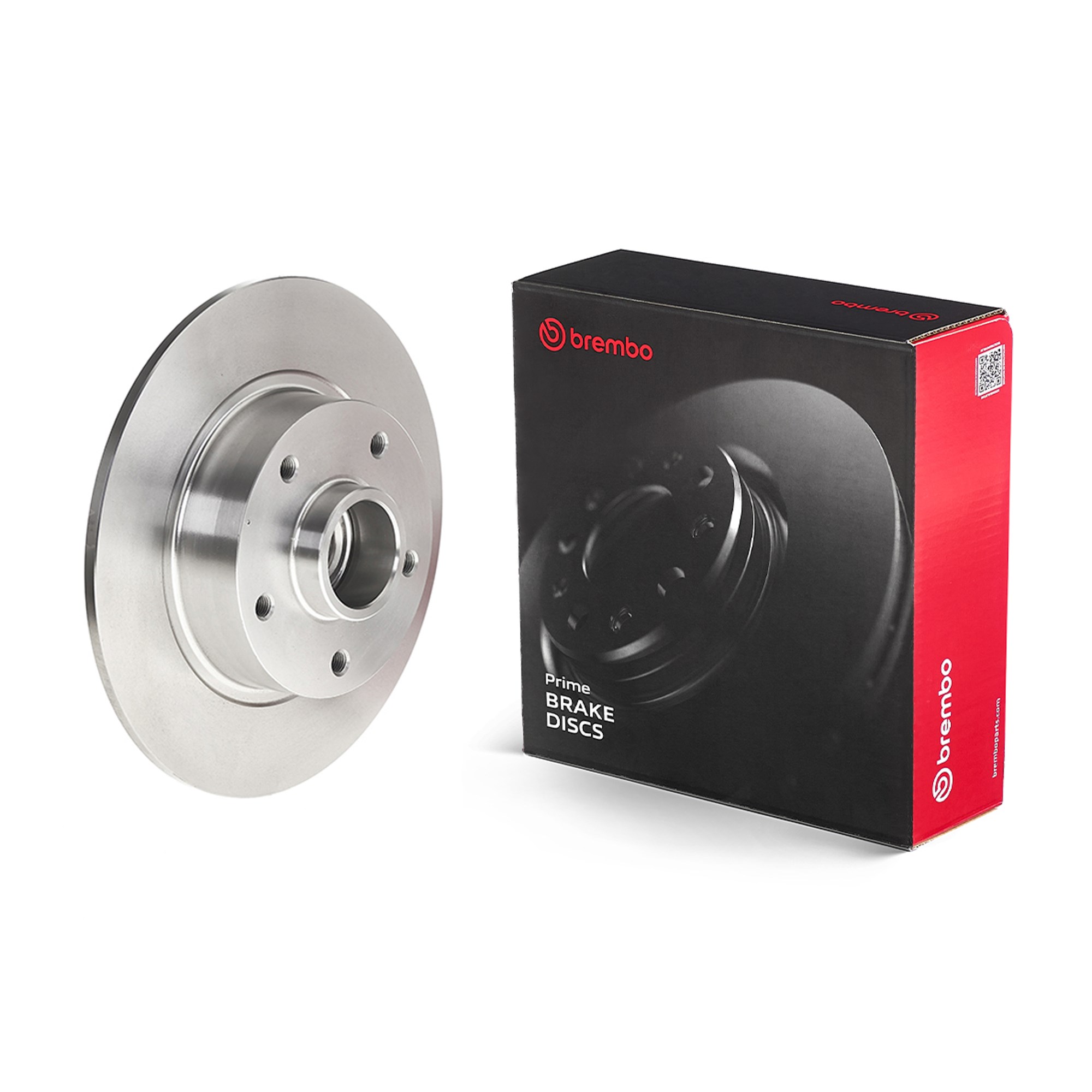 Brembo 08.B391.37 2x Brake Discs Pair Solid