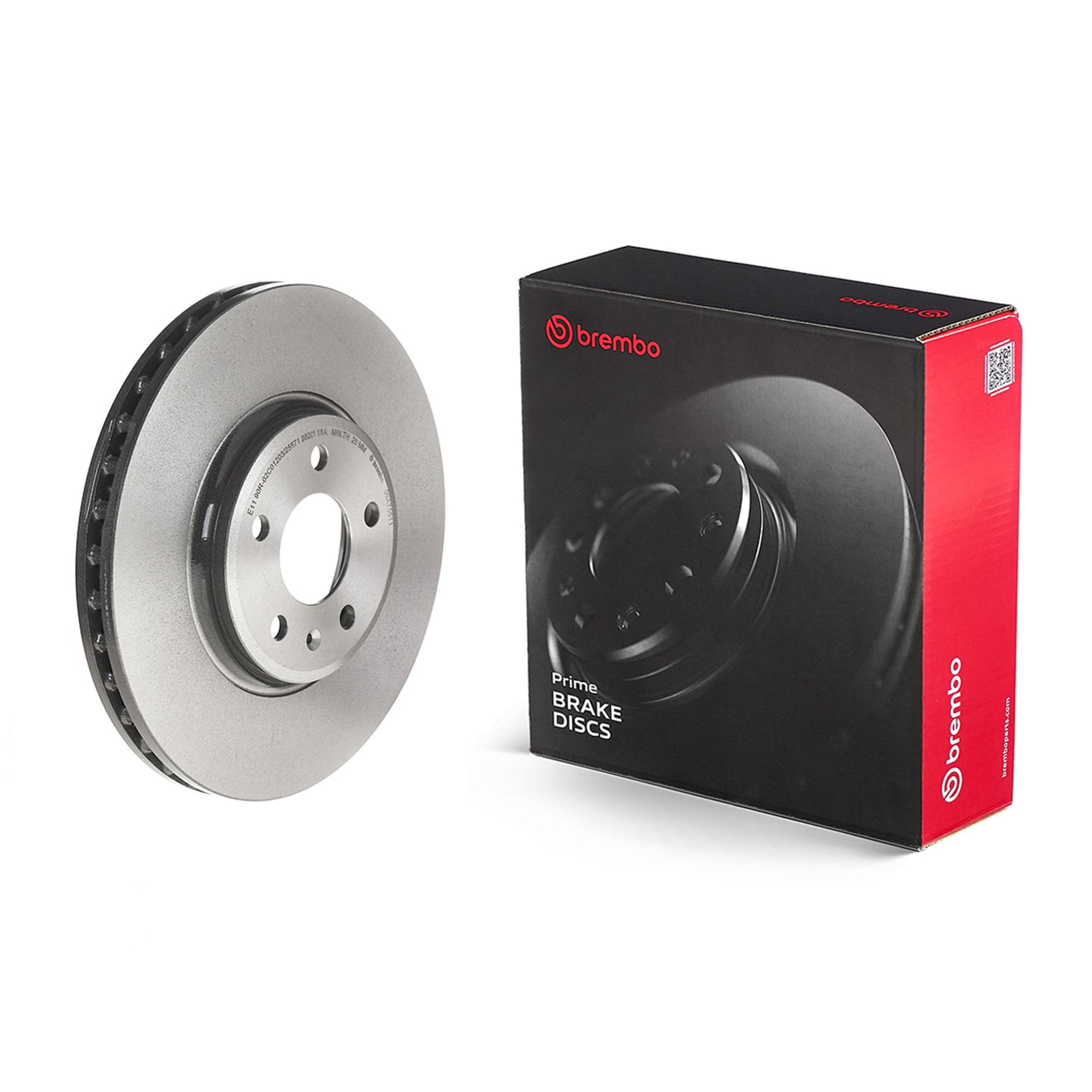 Brembo 09.A758.11 2x Brake Discs Pair Vented