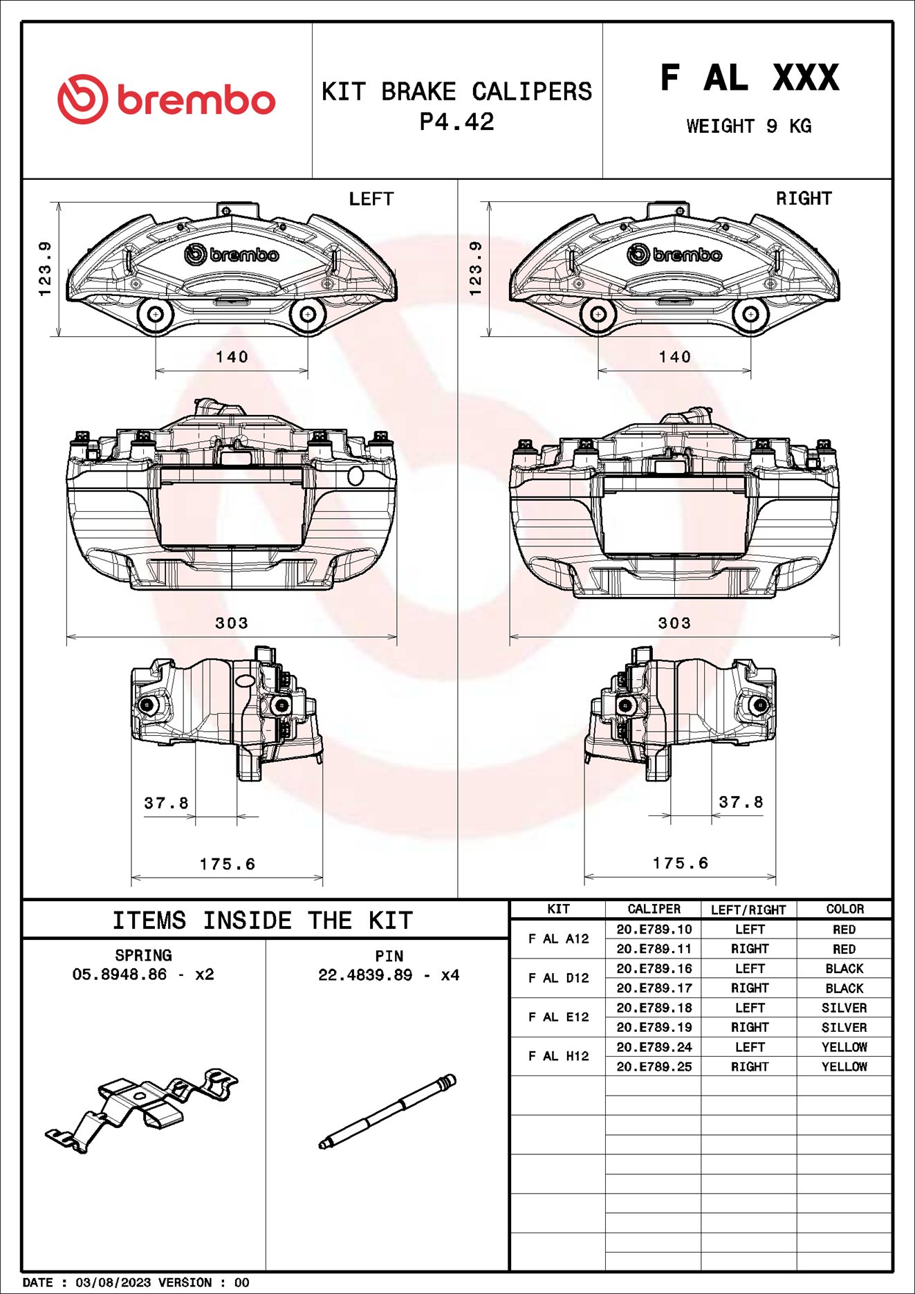 Brembo FALE12