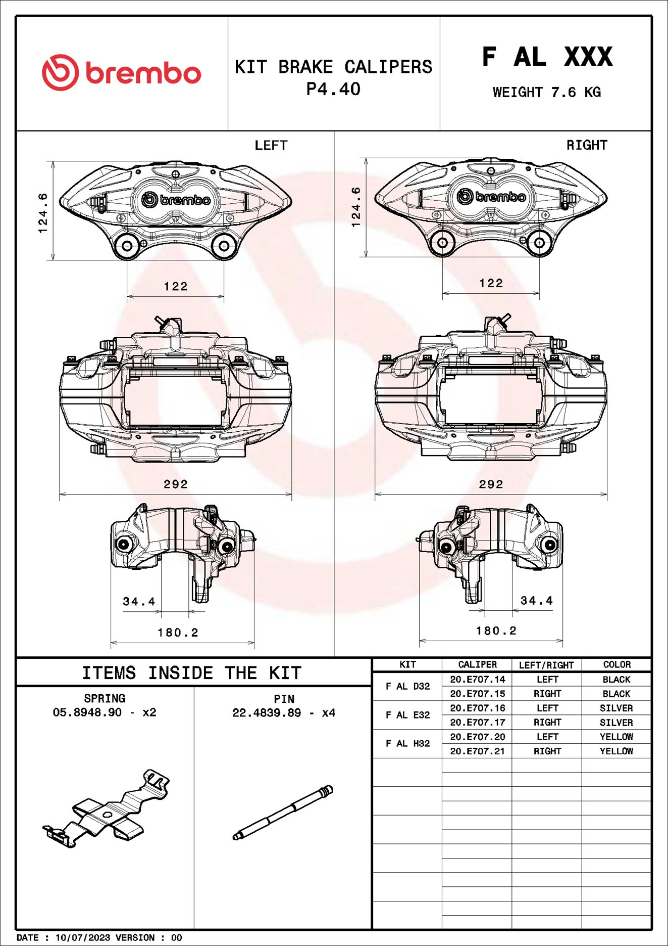 Brembo FALH32