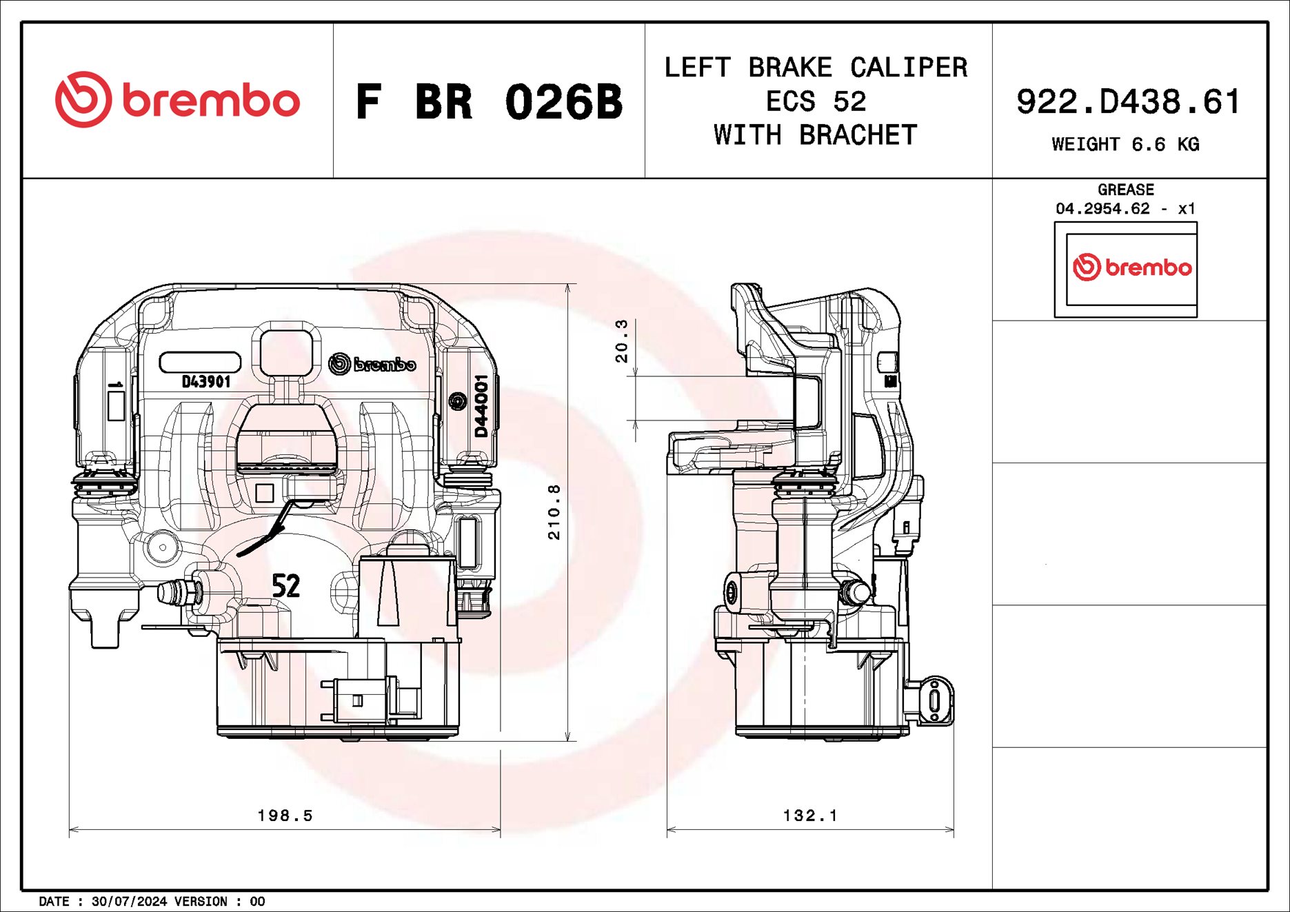 Brembo FBR026B