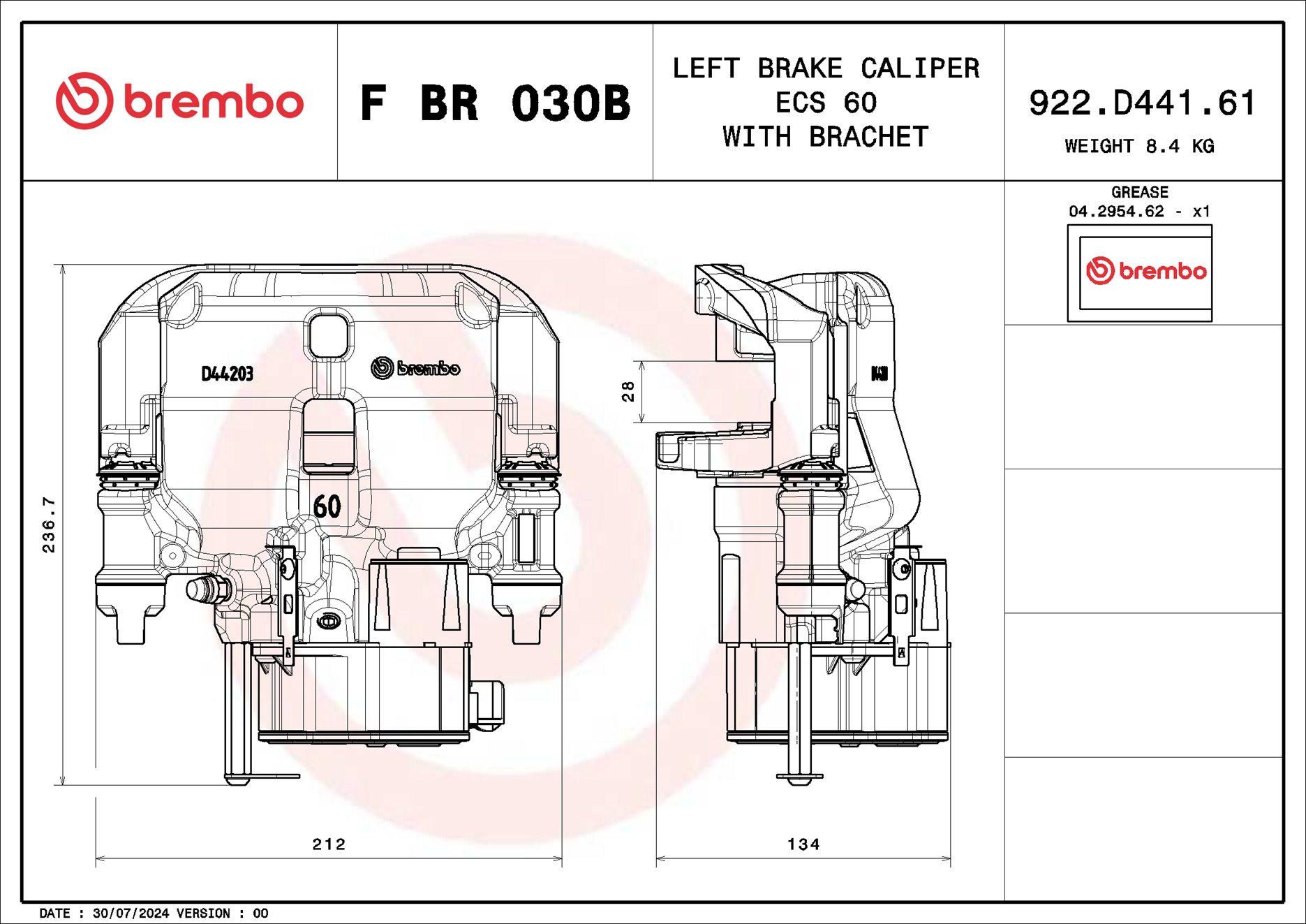 Brembo FBR030B