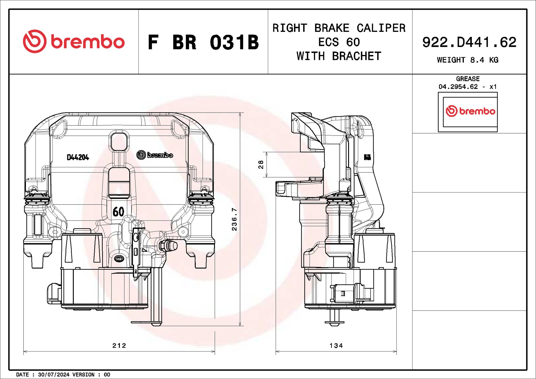 Brembo FBR031B