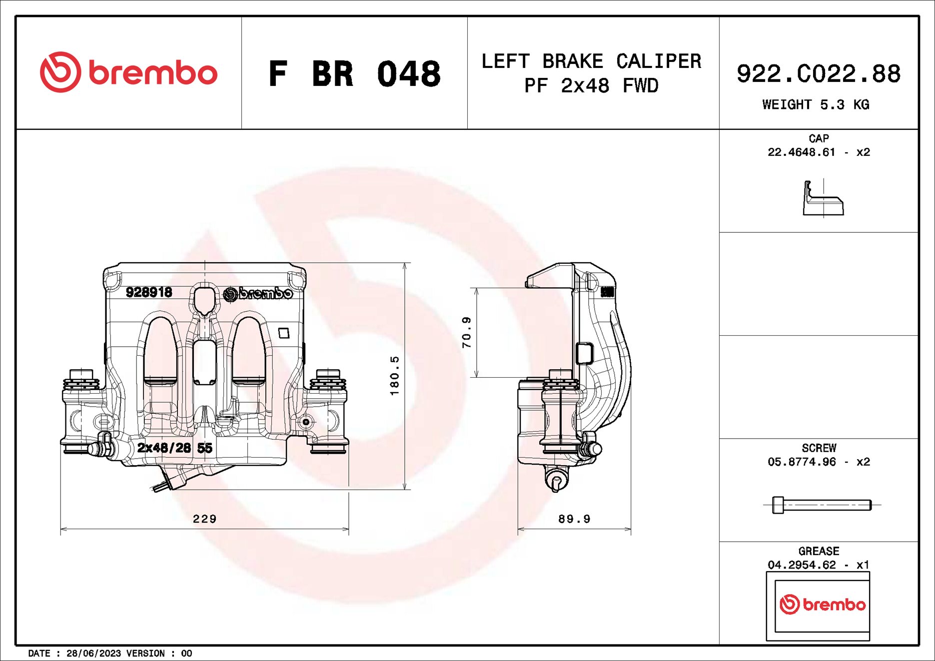 Brembo FBR048
