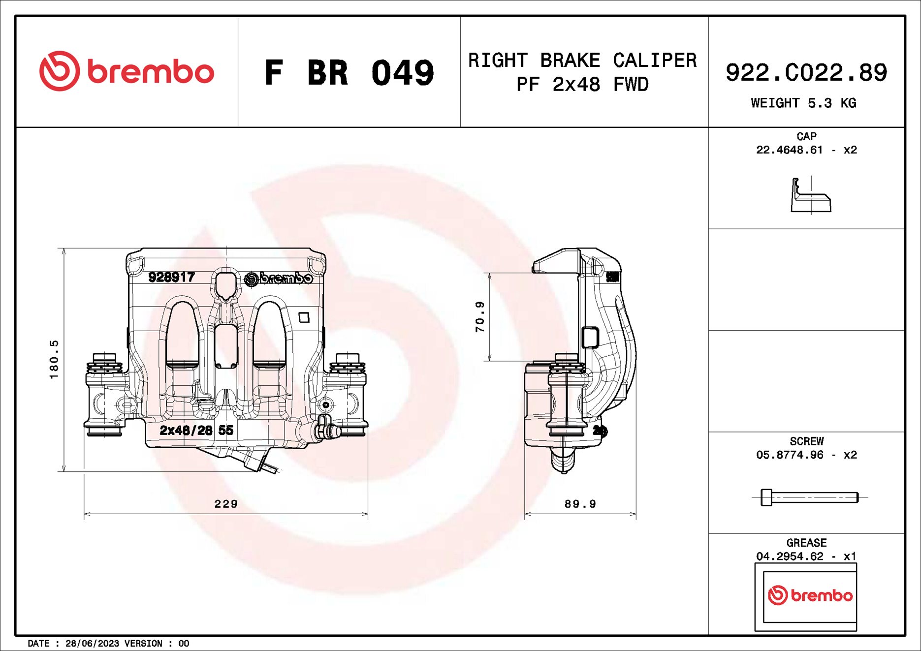 Brembo FBR049