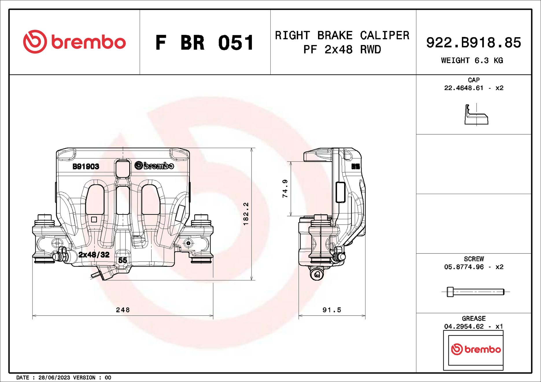 Brembo FBR051