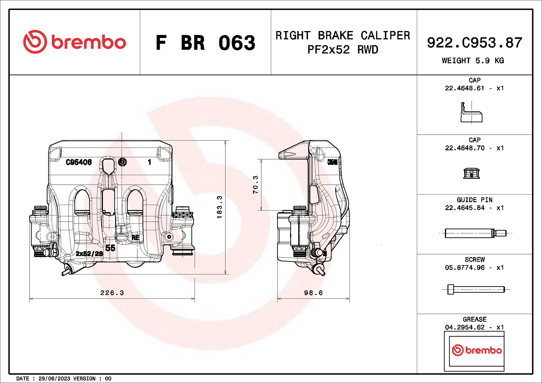 Brembo FBR063