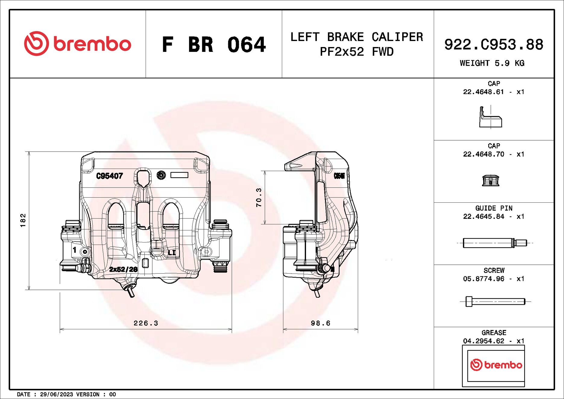 Brembo FBR064
