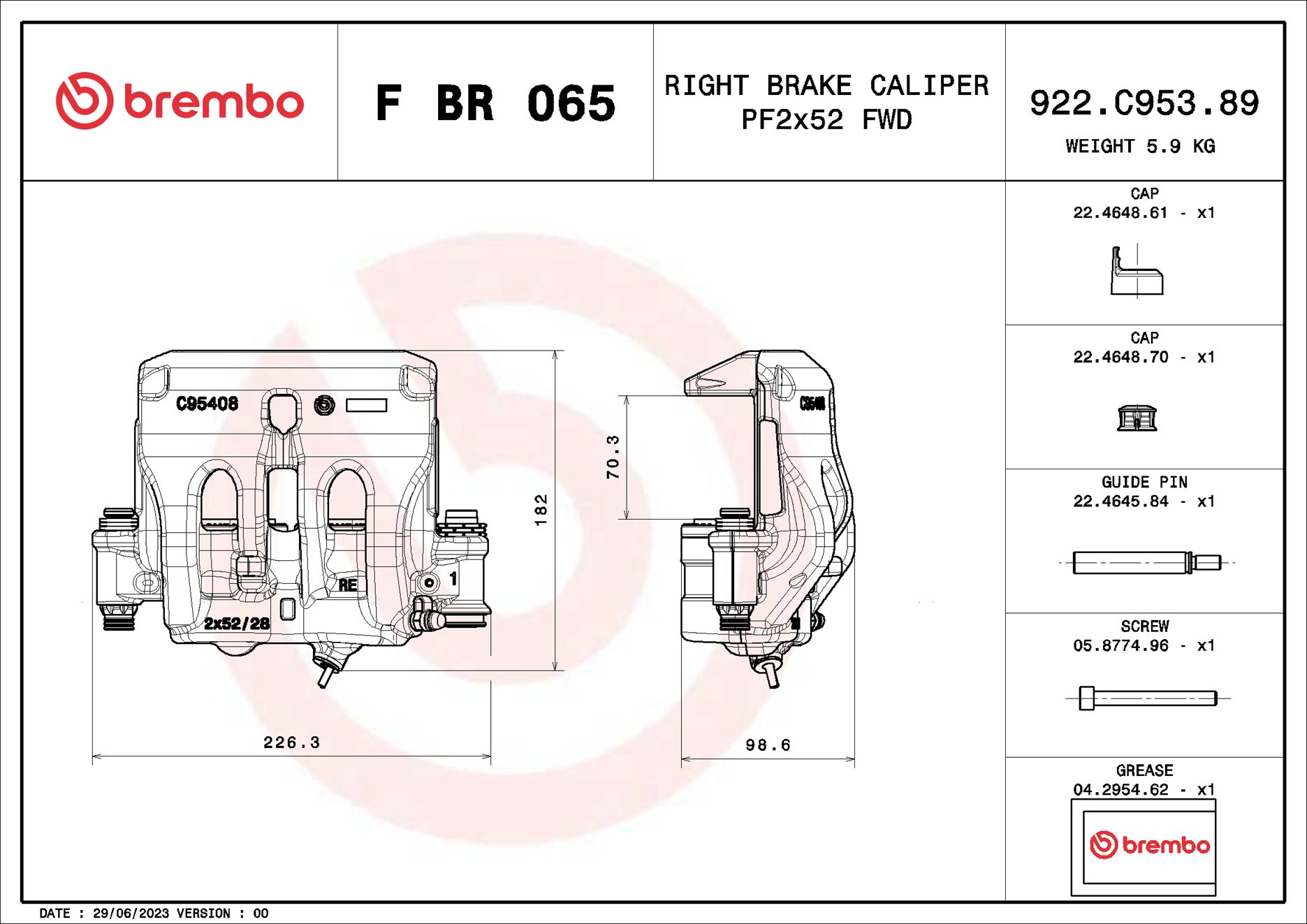 Brembo FBR065