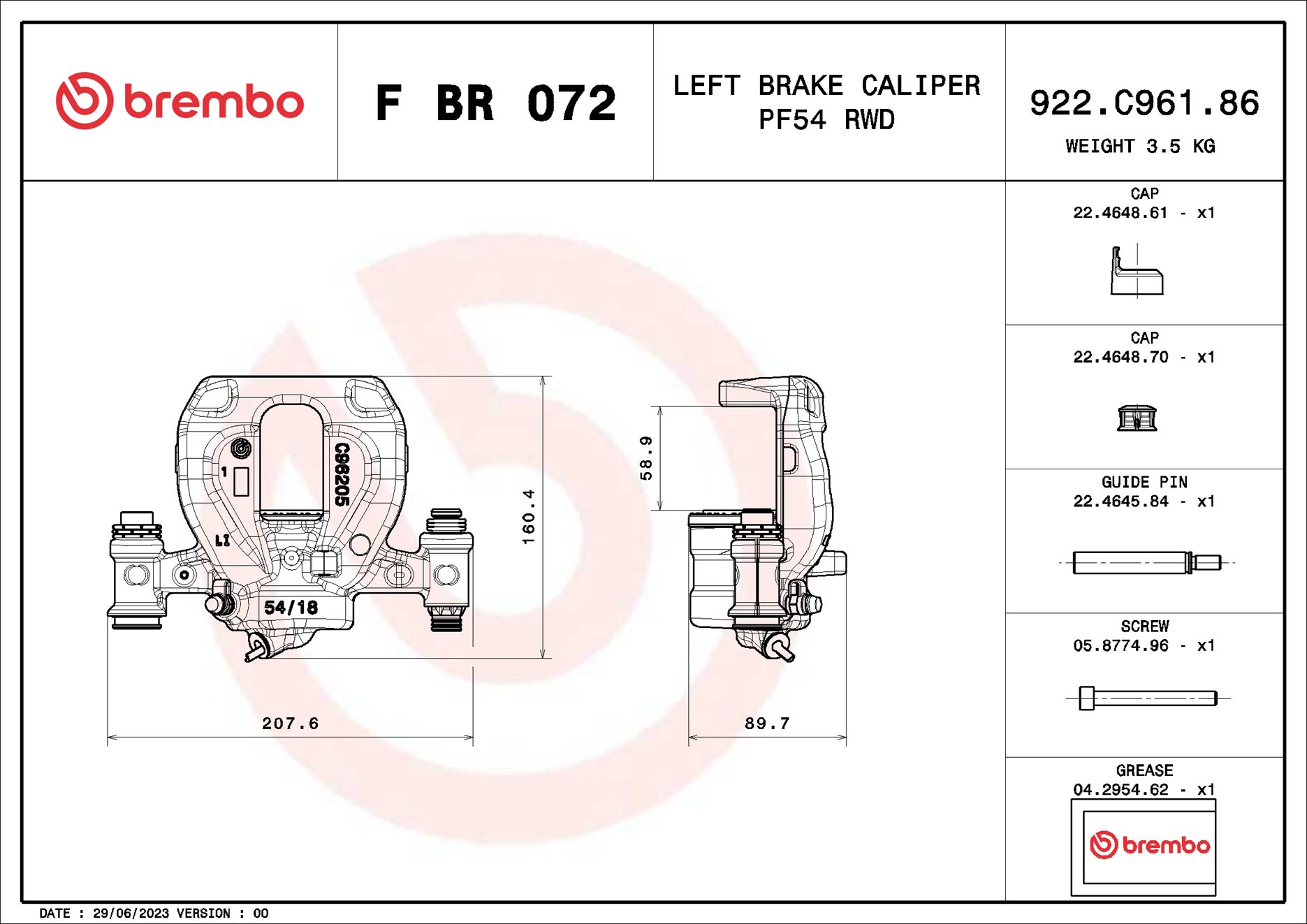 Brembo FBR072