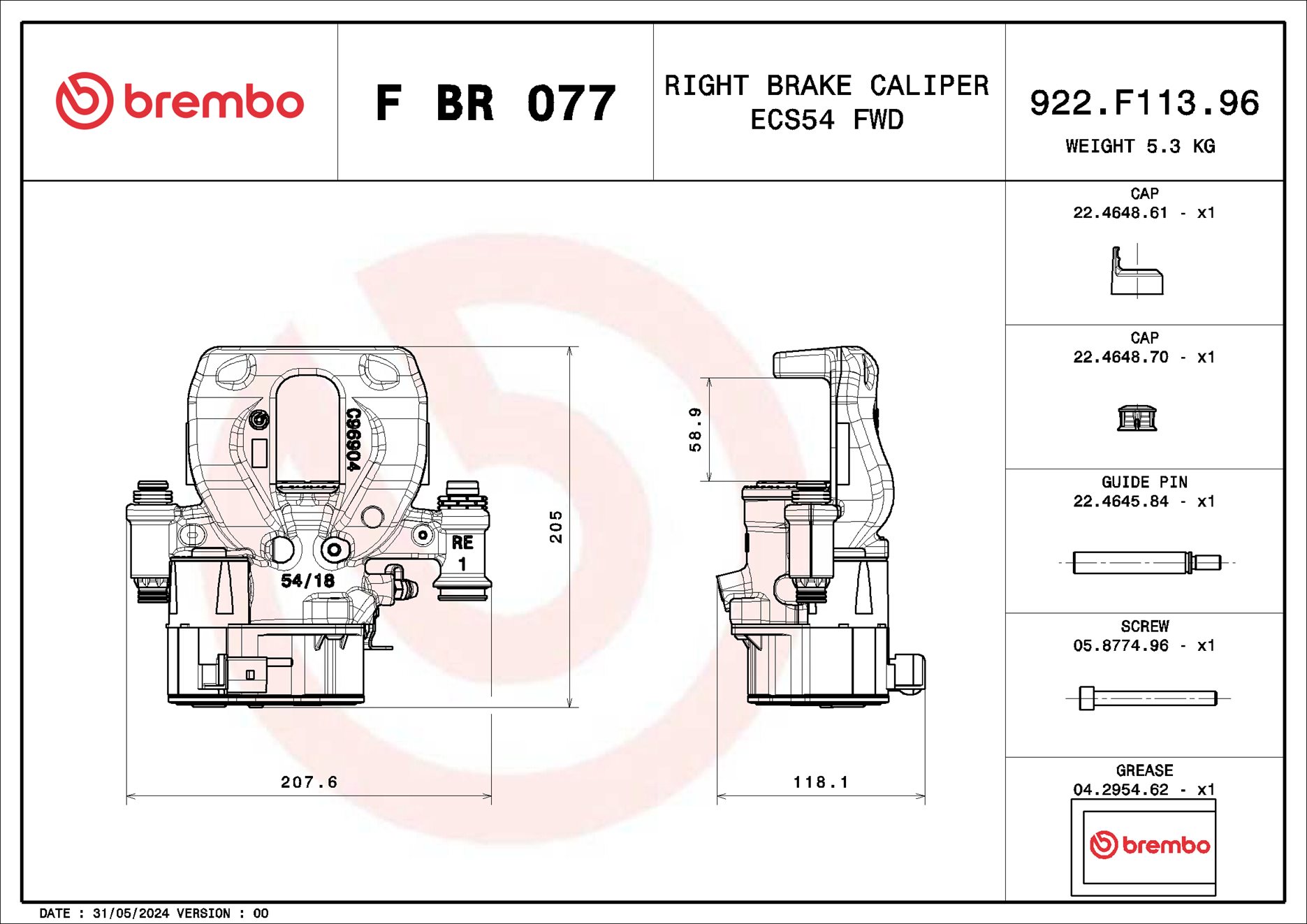 Brembo FBR077