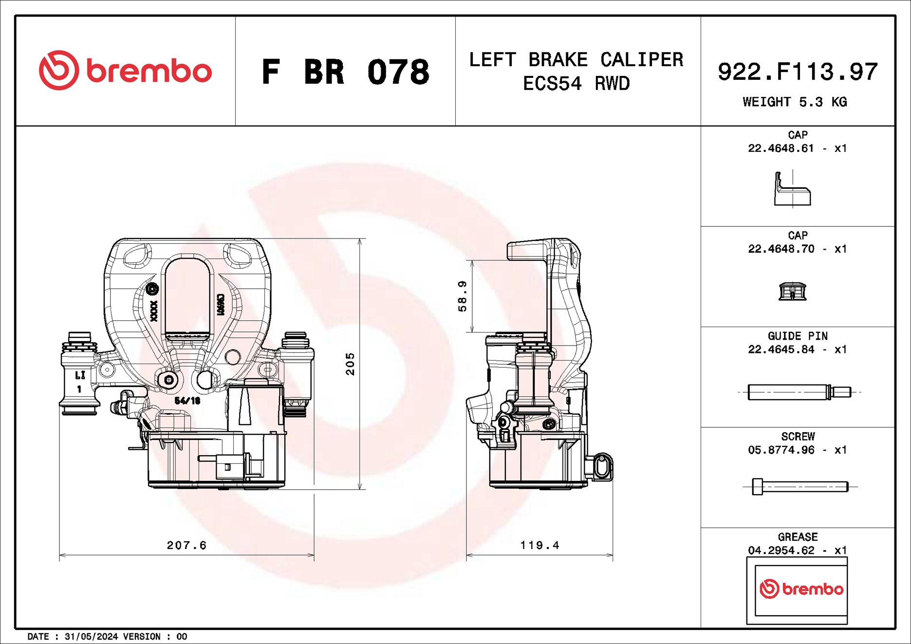 Brembo FBR078