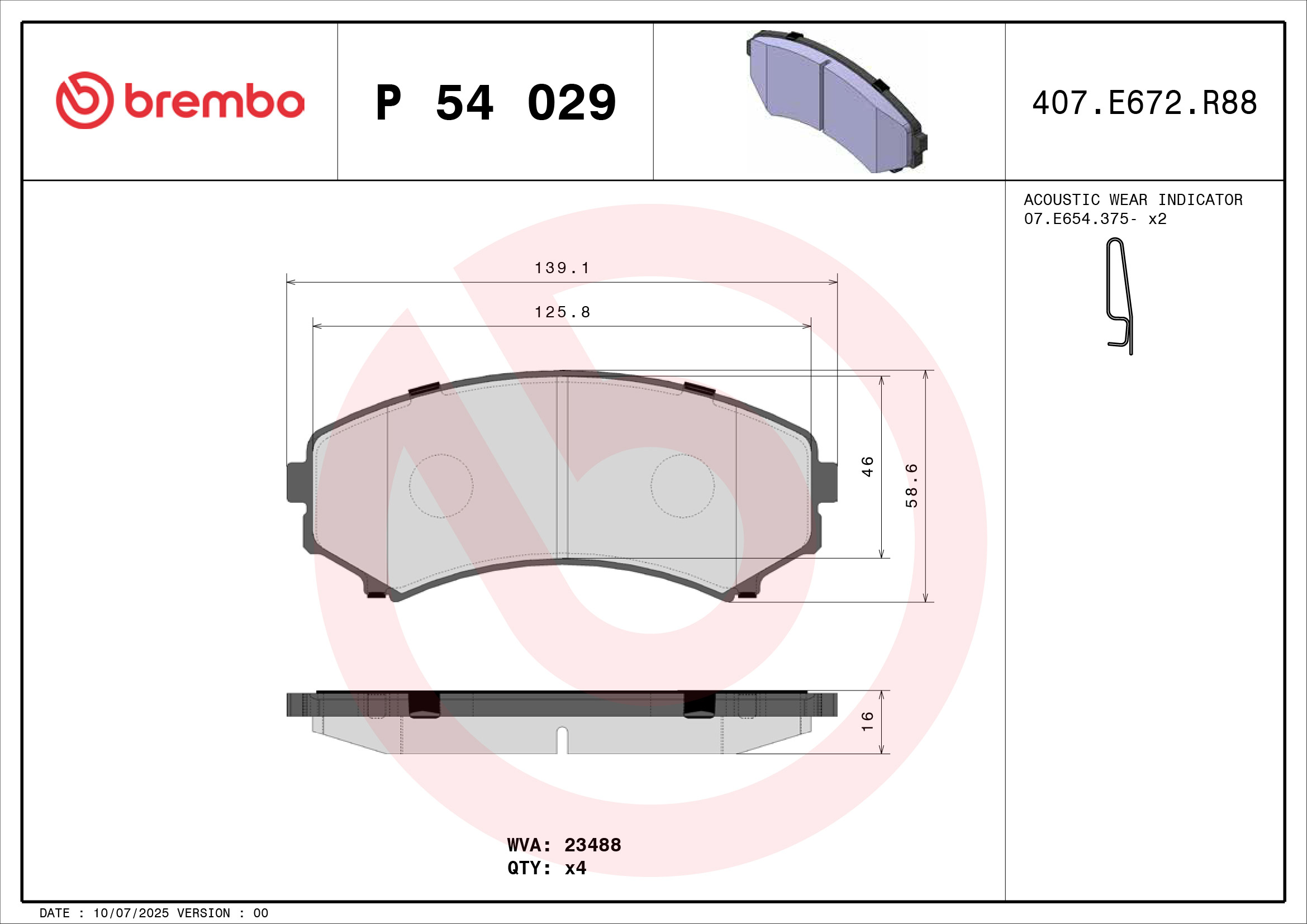 Brembo P54029