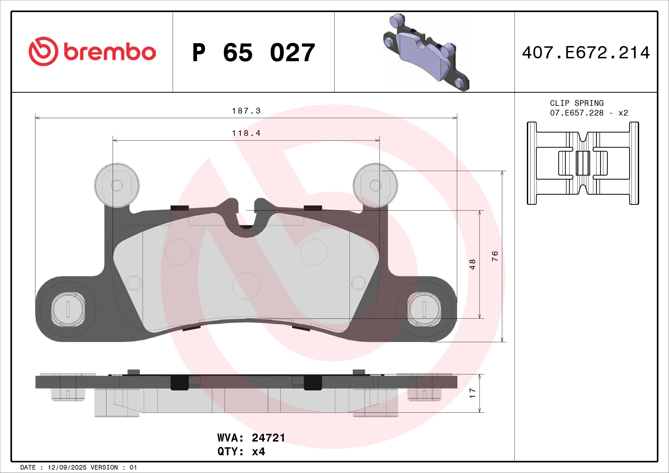 Brembo P65027