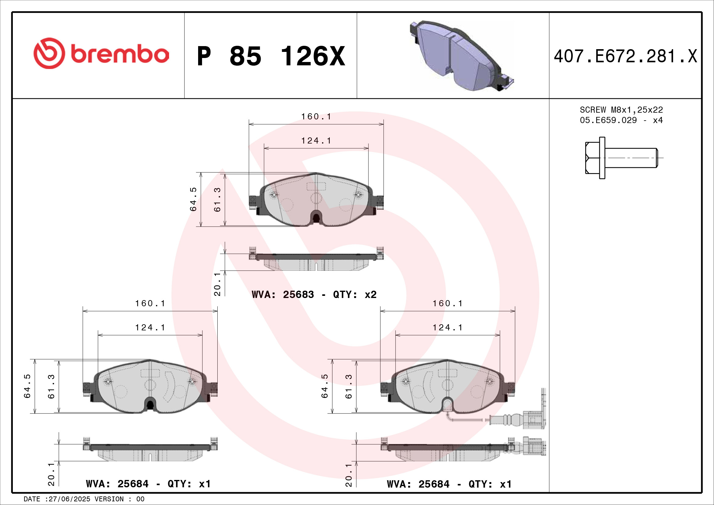 Brembo P85126X
