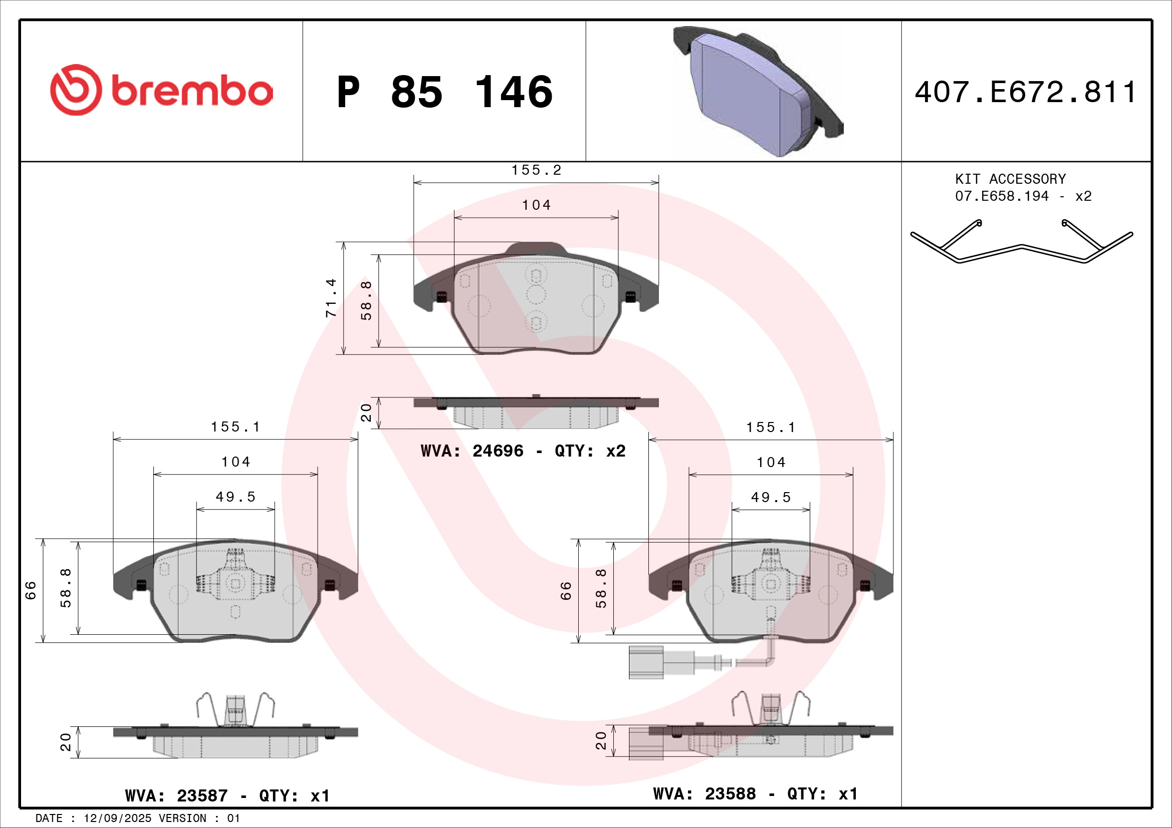 Brembo P85146