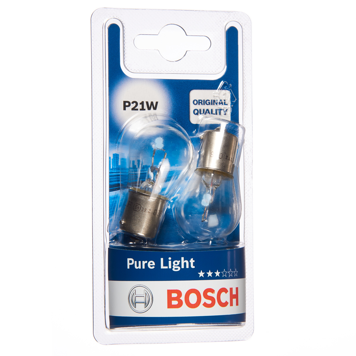Bosch 1987301017 Pure/Lt 382 P21w 12v 21w Ba15s (X2)