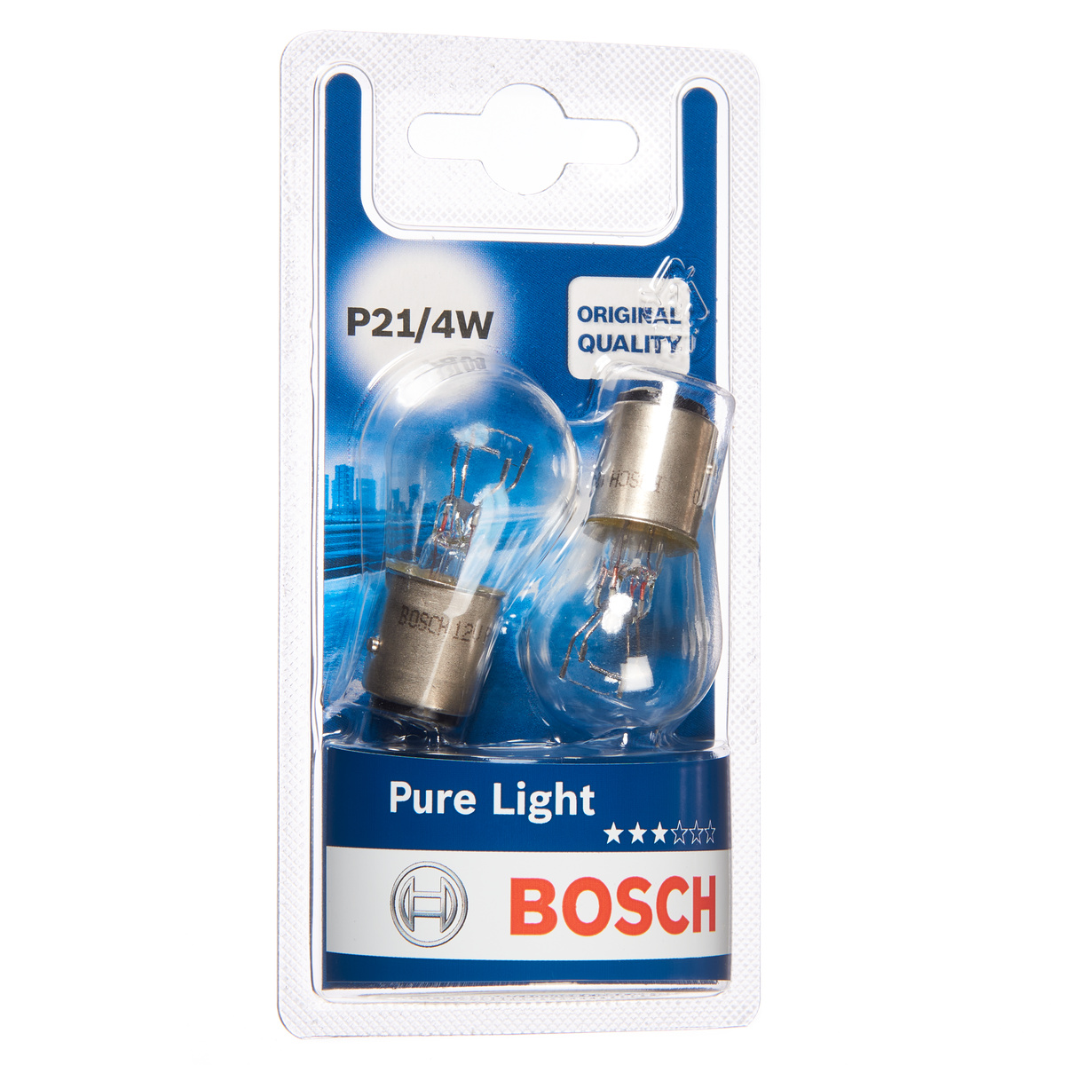 Bosch 1987301015 Pure/Lt P21/4w 12v 21/4w Baz15d(X2)