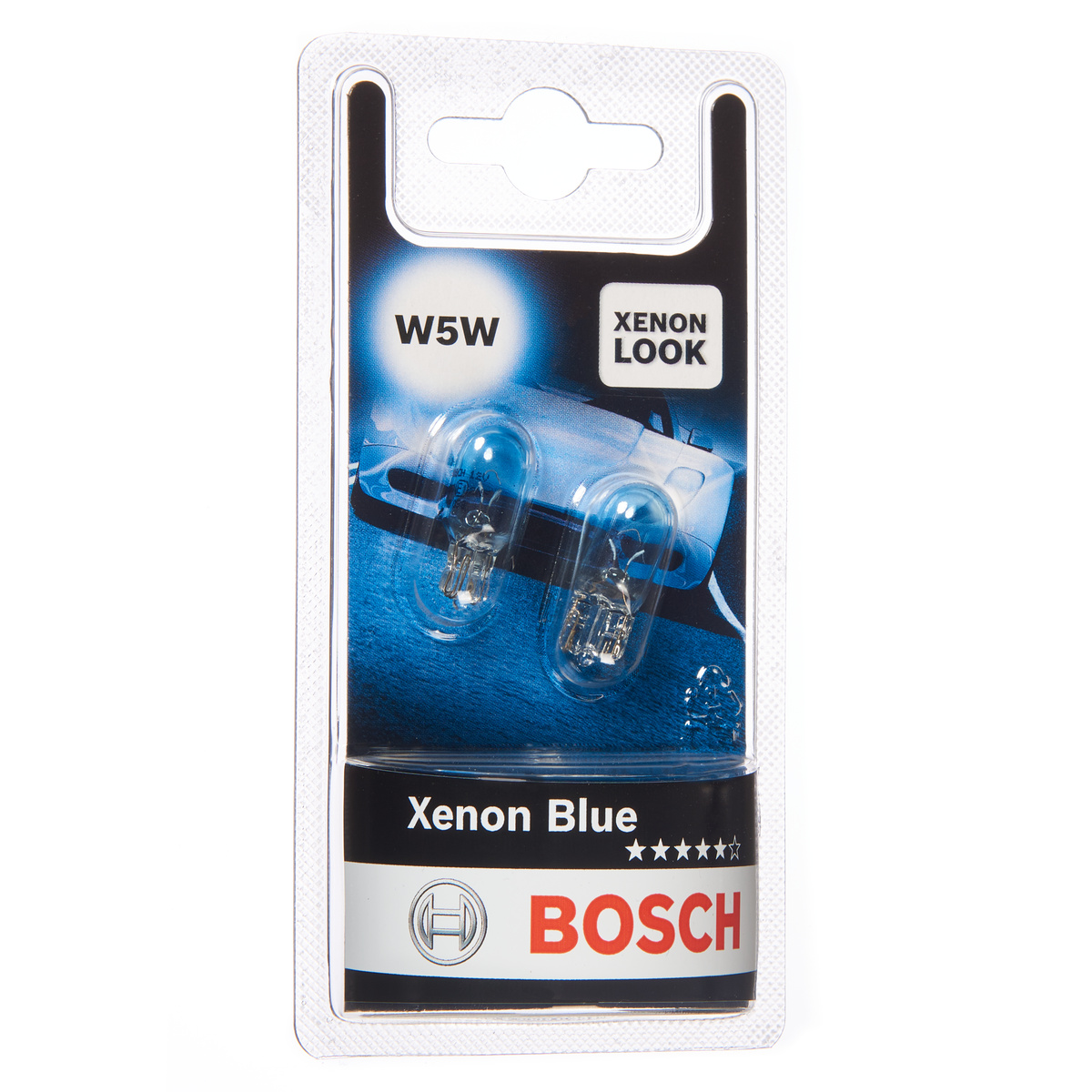 Bosch 1987301033 Xenon Blue W5w 12v 5w W2.1x9.5d(X2)