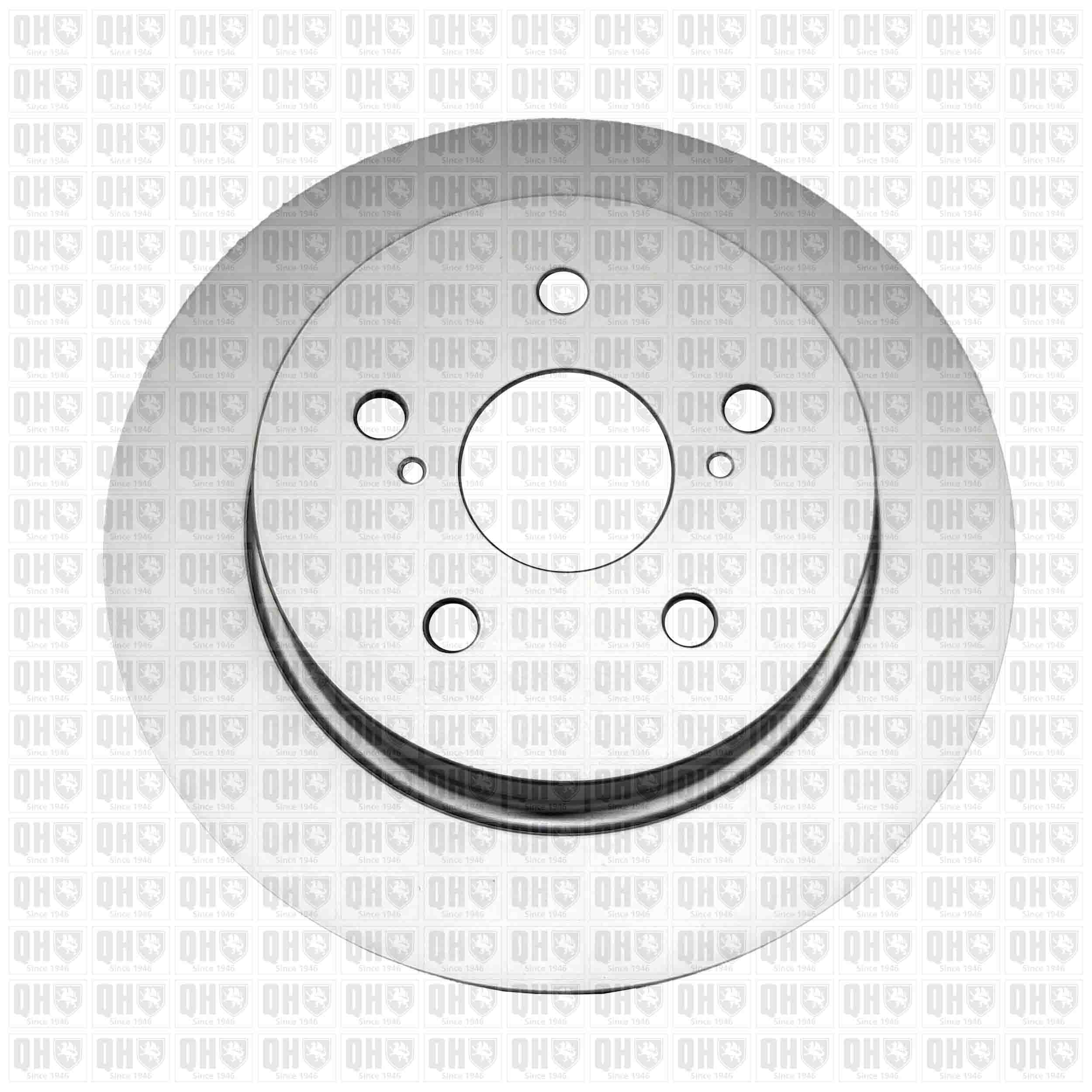 Quinton Hazell BDC6226 2x Brake Discs Pair Solid