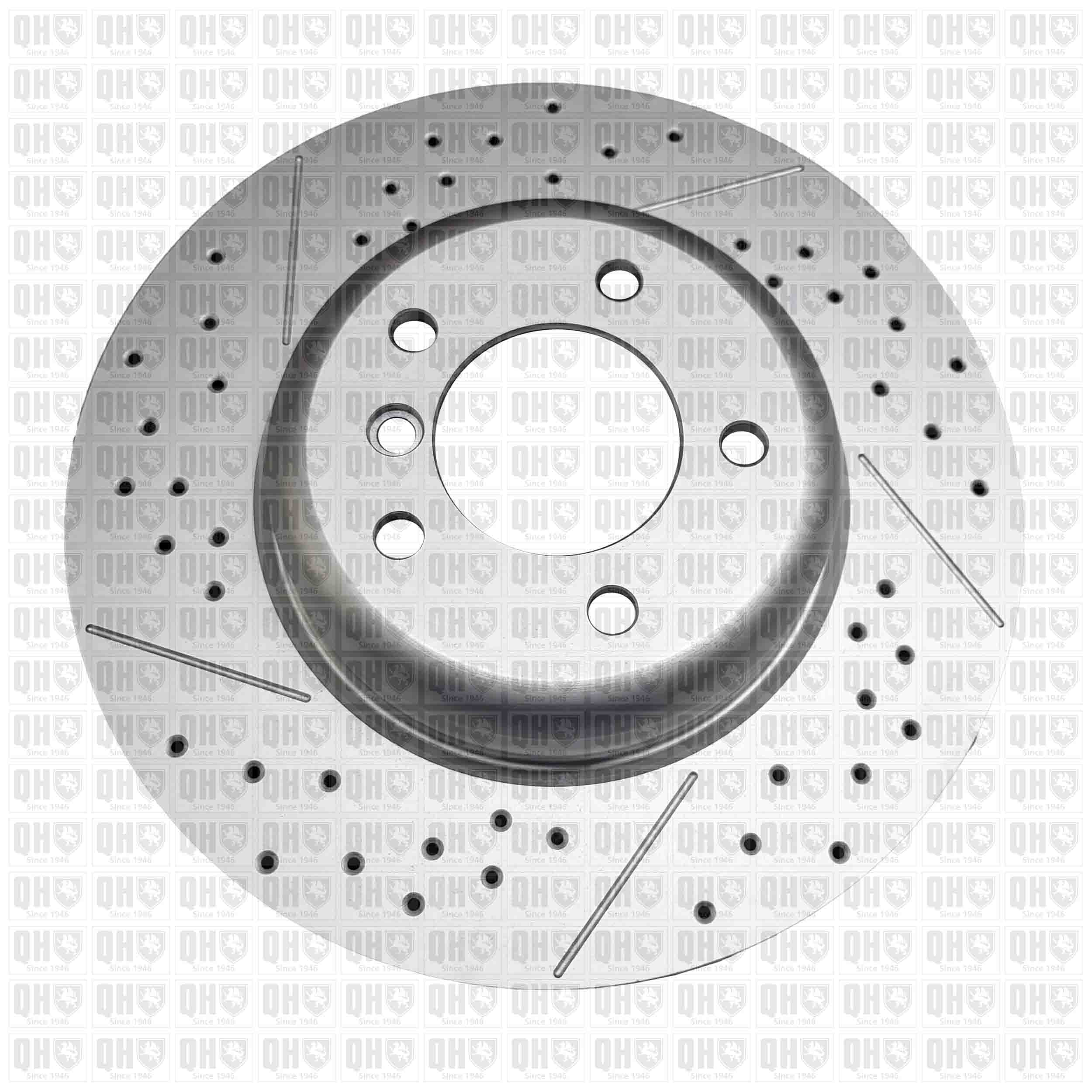 Quinton Hazell BDC6228 2x Brake Discs Pair Vented