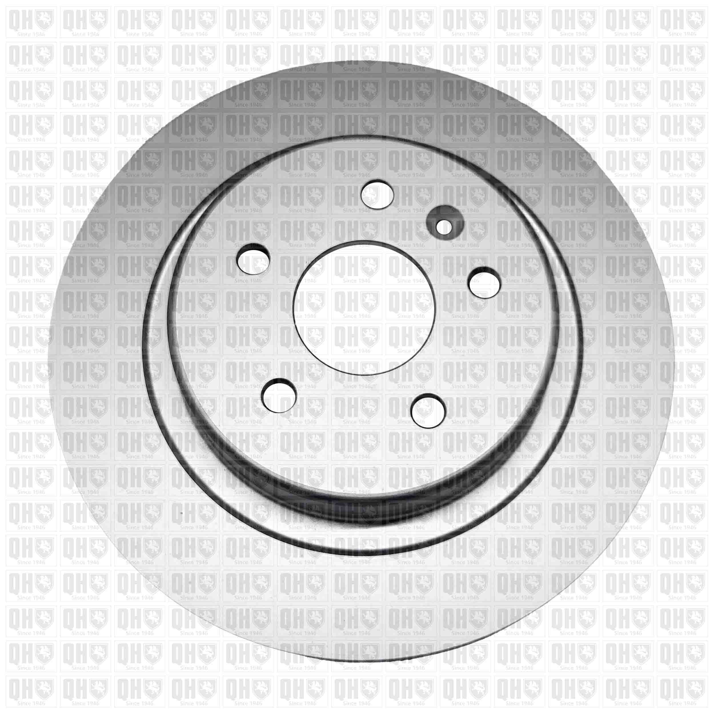 Quinton Hazell BDC6235 2x Brake Discs Pair Solid