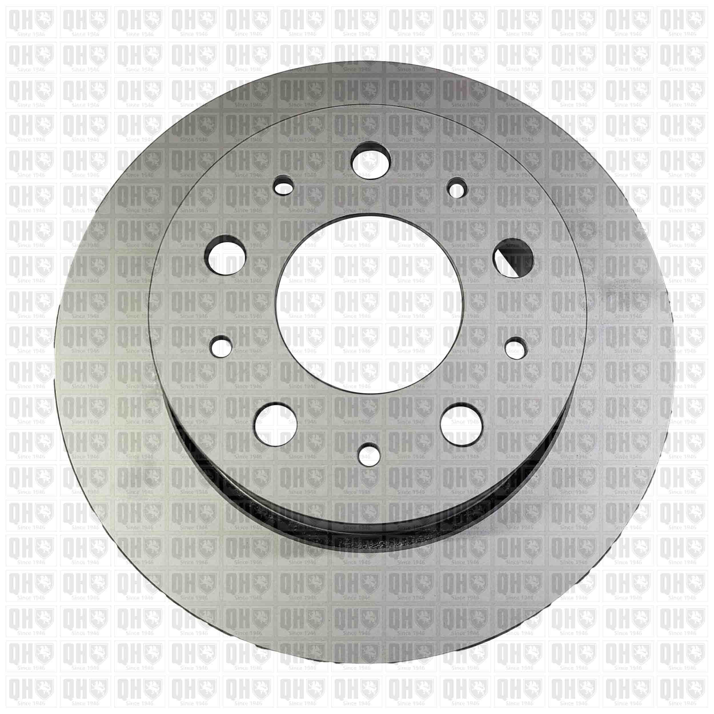 Quinton Hazell BDC6257 2x Brake Discs Pair Vented