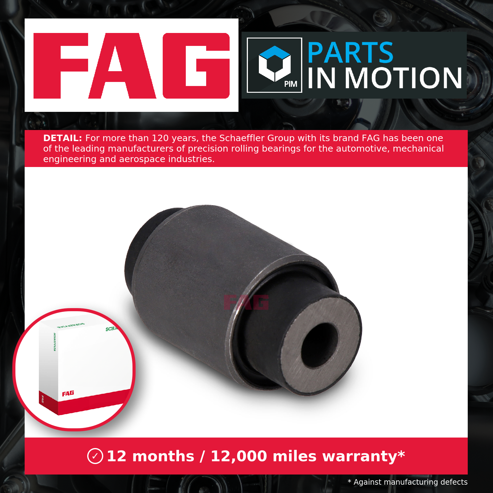 FAG Wishbone / Control / Trailing Arm Bush 829071110 [PM2638246]