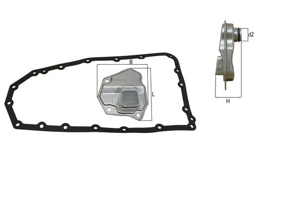 Mahle HX269D Automatic GearBox Oil Filter