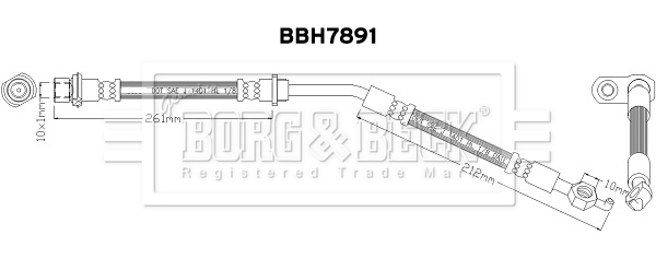 Borg & Beck BBH7891 Brake Hose