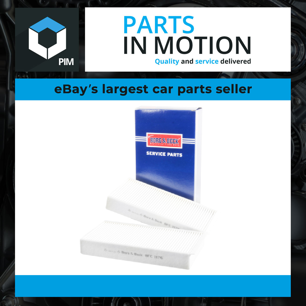 Borg & Beck Pollen / Cabin Filter BFC1176 [PM1014482]