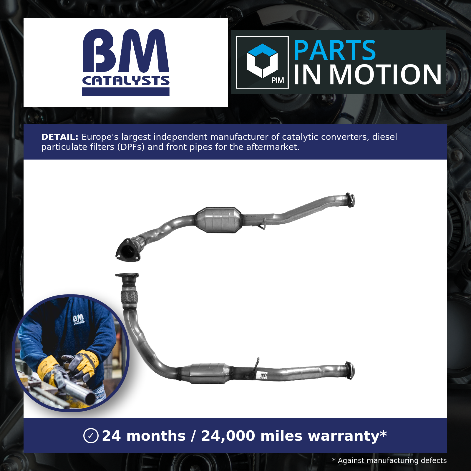 For LAND ROVER DEFENDER 1990 to 2017 Catalytic Converter - Image 2