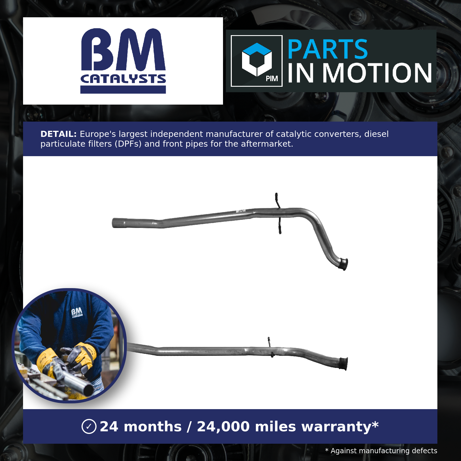 Exhaust Pipe Centre BM50038 BM Catalysts Genuine Top Quality Guaranteed New - Image 4