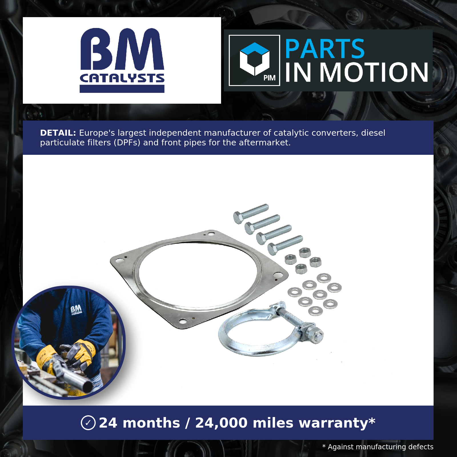 BM Catalysts Diesel Particulate Filter (DPF) Fitting Kit FK11021B [PM410477]