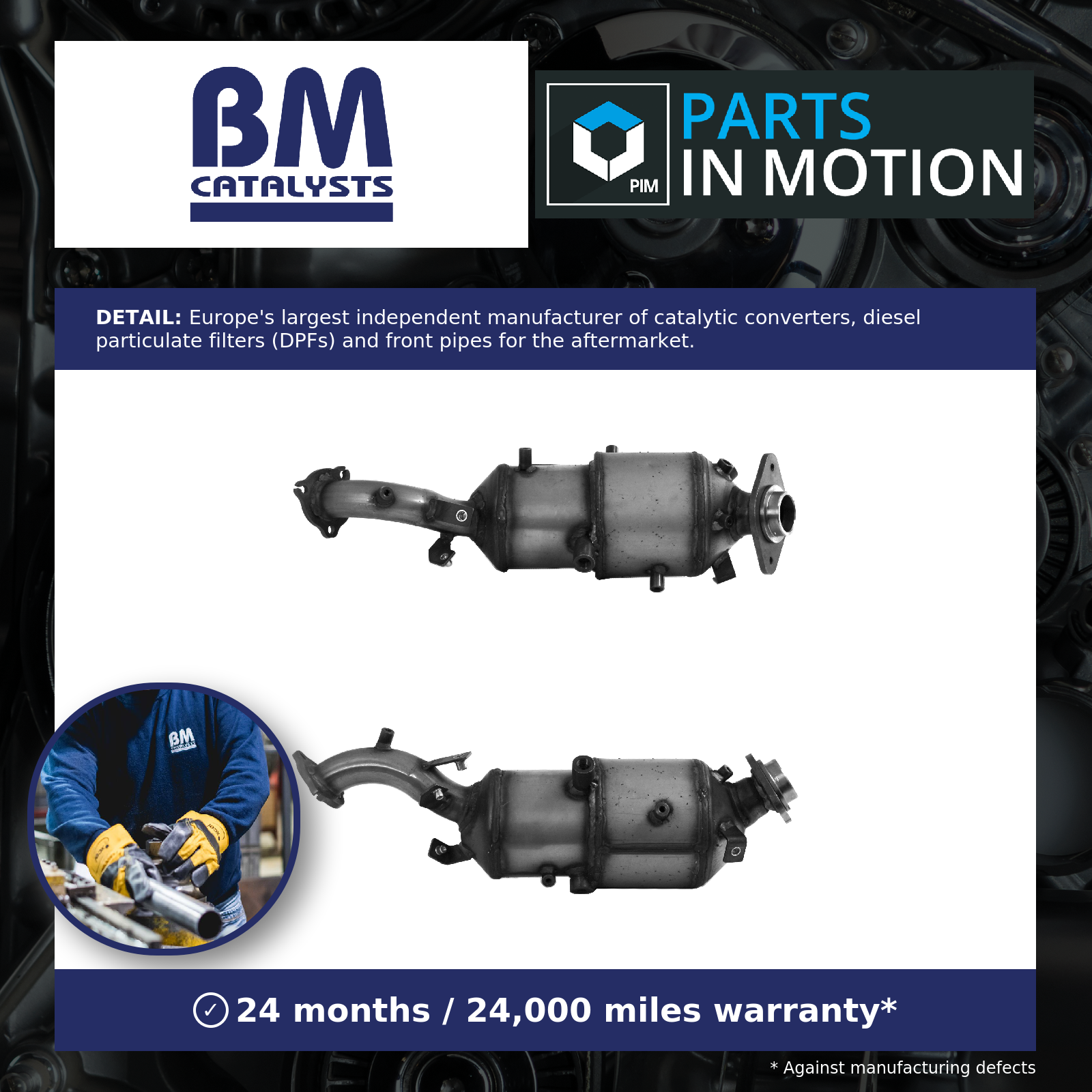 BM Catalysts Catalytic Converter with DPF BM11058H [PM513160]