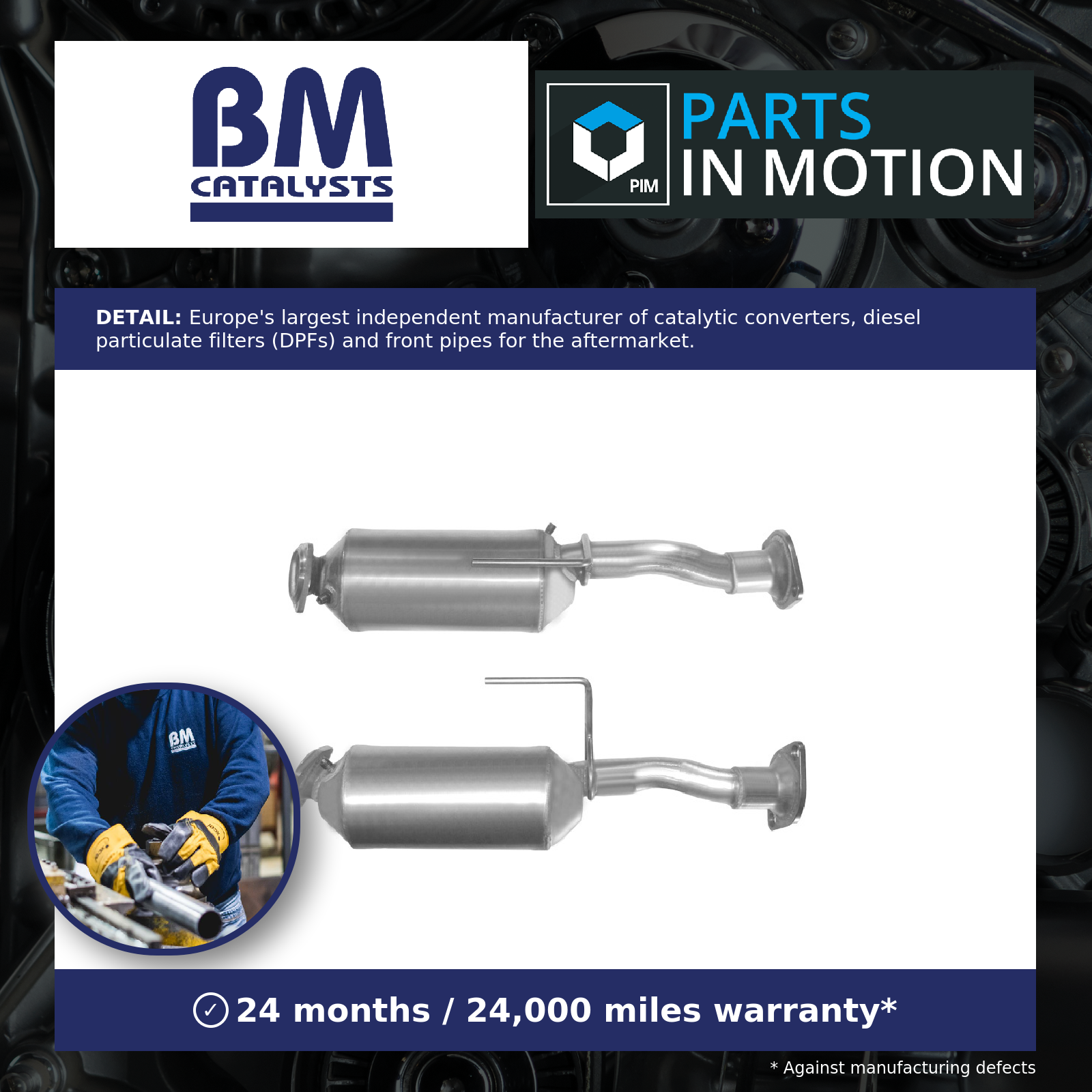 Diesel Particulate Filter DPF fits JEEP COMMANDER 3.0D 06 to 10 EXL Soot BM New - Image 2
