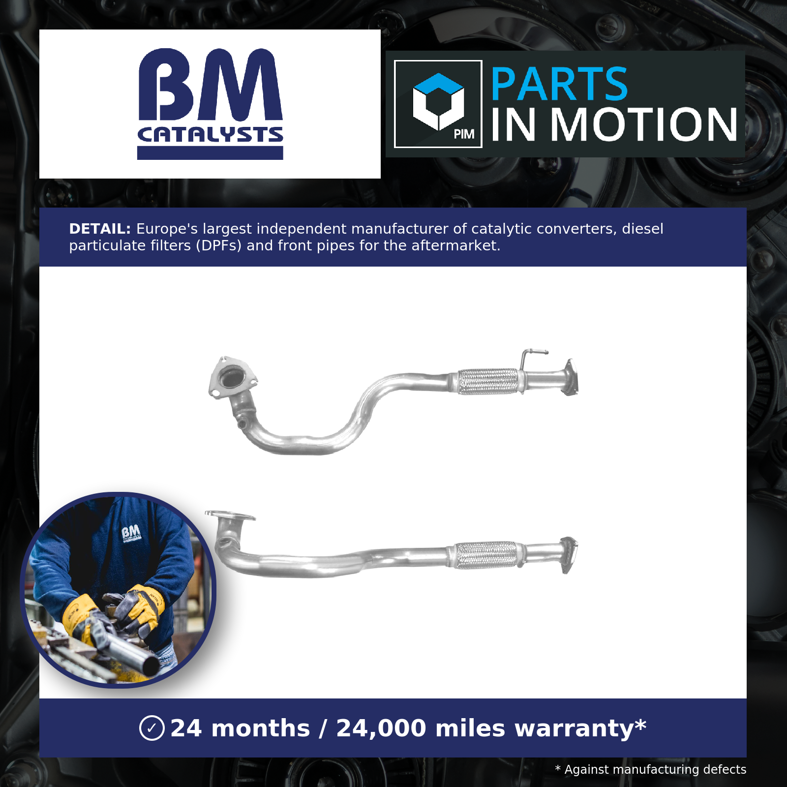 Exhaust Pipe fits CHEVROLET CAPTIVA 2.4 Front 06 to 11 BM 25920620 Quality New - Image 3