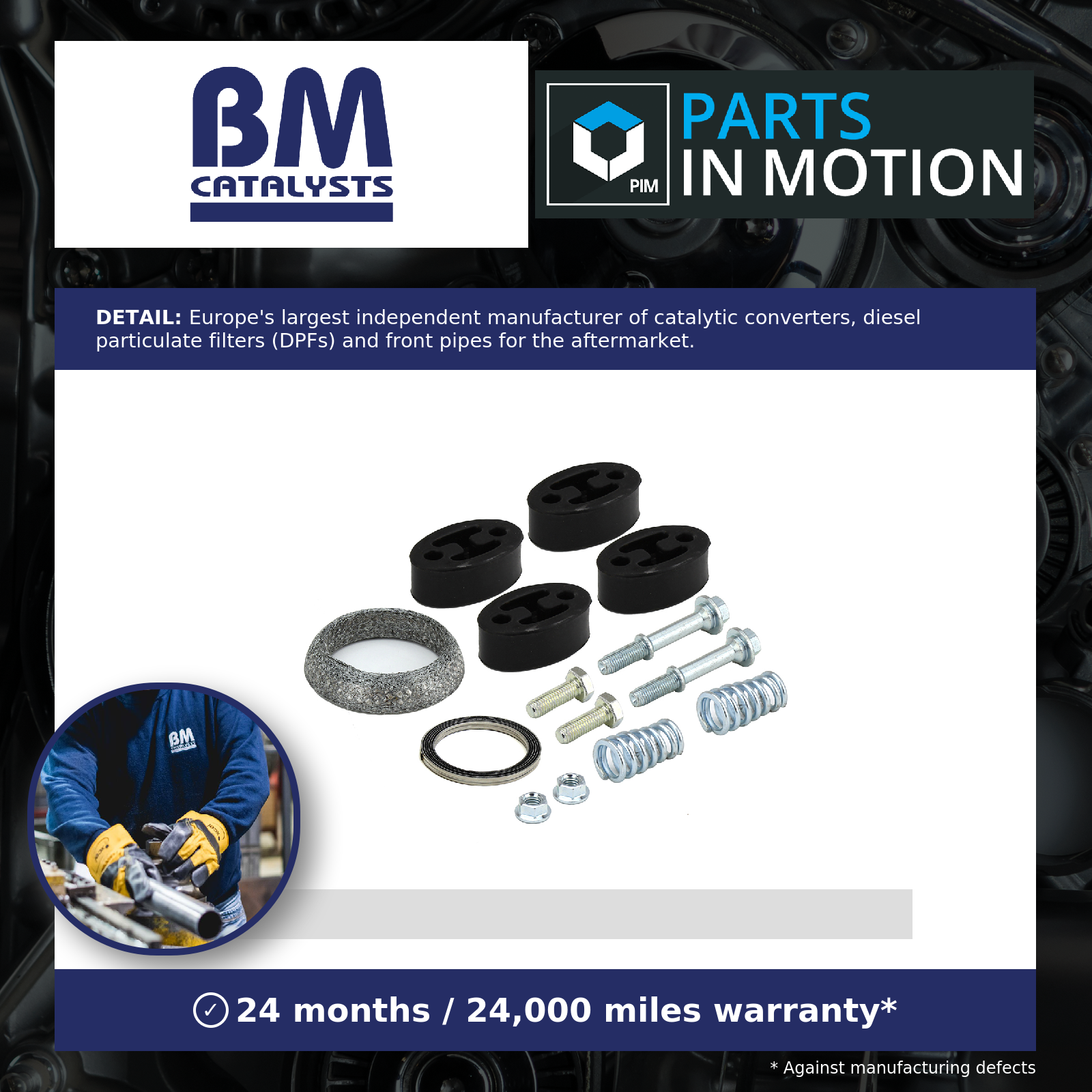 BM Catalysts Diesel Particulate Filter (DPF) Fitting Kit FK11072C [PM1632200]
